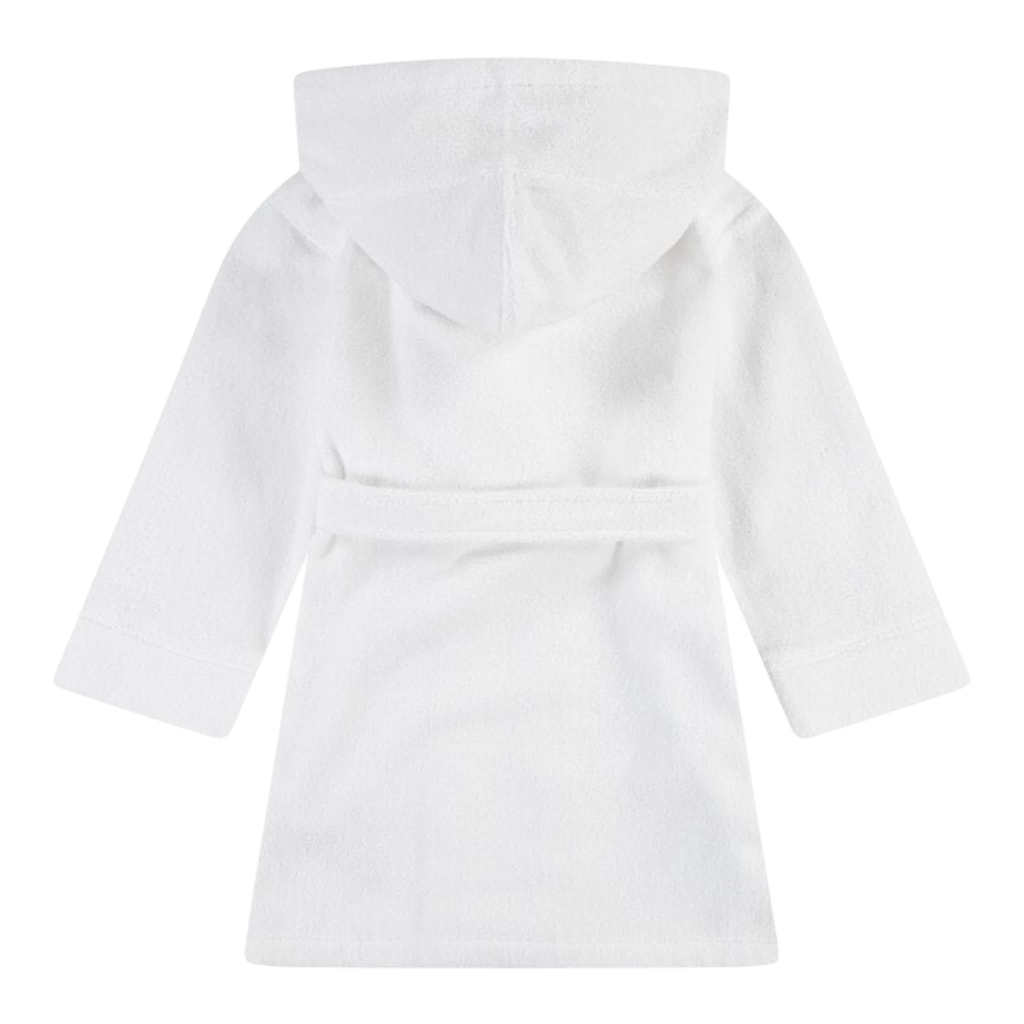Ralph Lauren Accappatoio Tinta Unita con Stampa per Bambino 9P0188 BIANCO RALPH LAUREN 