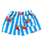 Saint Barth Costume Modello Boxer Tinta Unita con Stampa per Bambino SUBCRAF BIANCO SAINT BARTH 