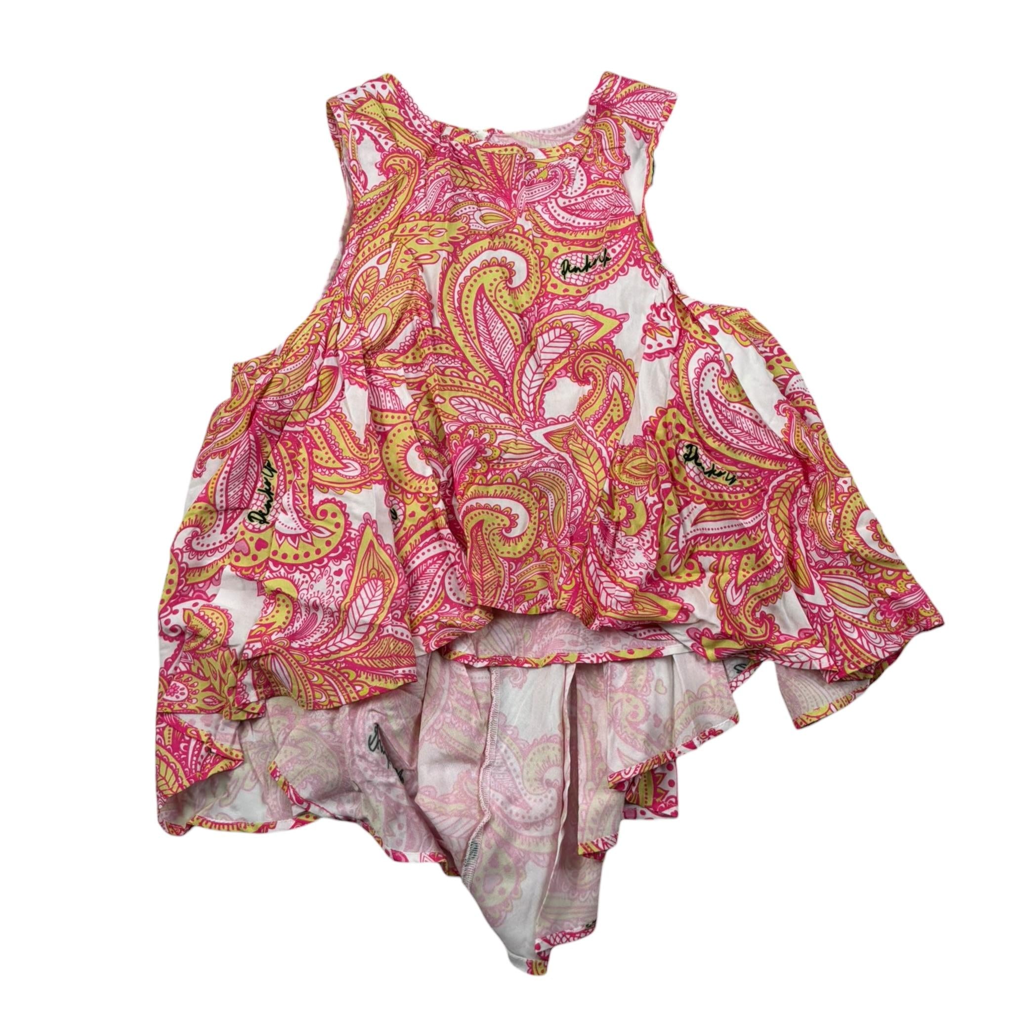 Pinko Camicia Giromanica Stampa Fantasia per Bambina 033700 BIANCO PINKO 