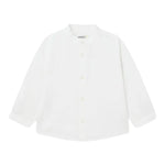 Mayoral Camicia Tinta Unita Manica Lunga per Bambino 1115J BIANCO MAYORAL 