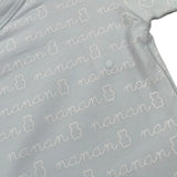 Nanan Body tinta unita con Stampa Azzurro per Neonato INFB0903A AZZURRO NANAN 