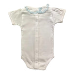 BABIDU body tinta unita con colletto ricamato Bianco per Neonata BD BIANCO BABIDU 