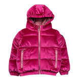 REFRIGUE giubbino tinta unita in camoscio con cappuccio Fuxia per Bambina 2841O00010 FUXIA REFRIGUE 