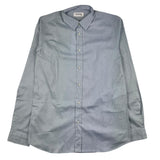 Dondup Camicia Tinta Unita Fantasia  Righe Manica Lunga Azzurro Per Bambino