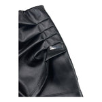 MONNALISA gonna in ecopelle tinta unita Nero per Neonata 17D702N NERO MONNALISA 