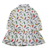 MOSCHINO abito camicia tinta unita con stampa Bianco per Neonata MDV0CQ BIANCO MOSCHINO 