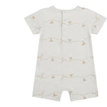 Guess Pagliaccetto Tinta Unita con Stampa per Neonata H5GW00K6YW1 PANNA GUESS 