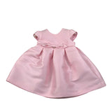 Amaya Abito Mezza Manica Tinta Unita con Fiocco per Neonata 554127 ROSA AMAYA 