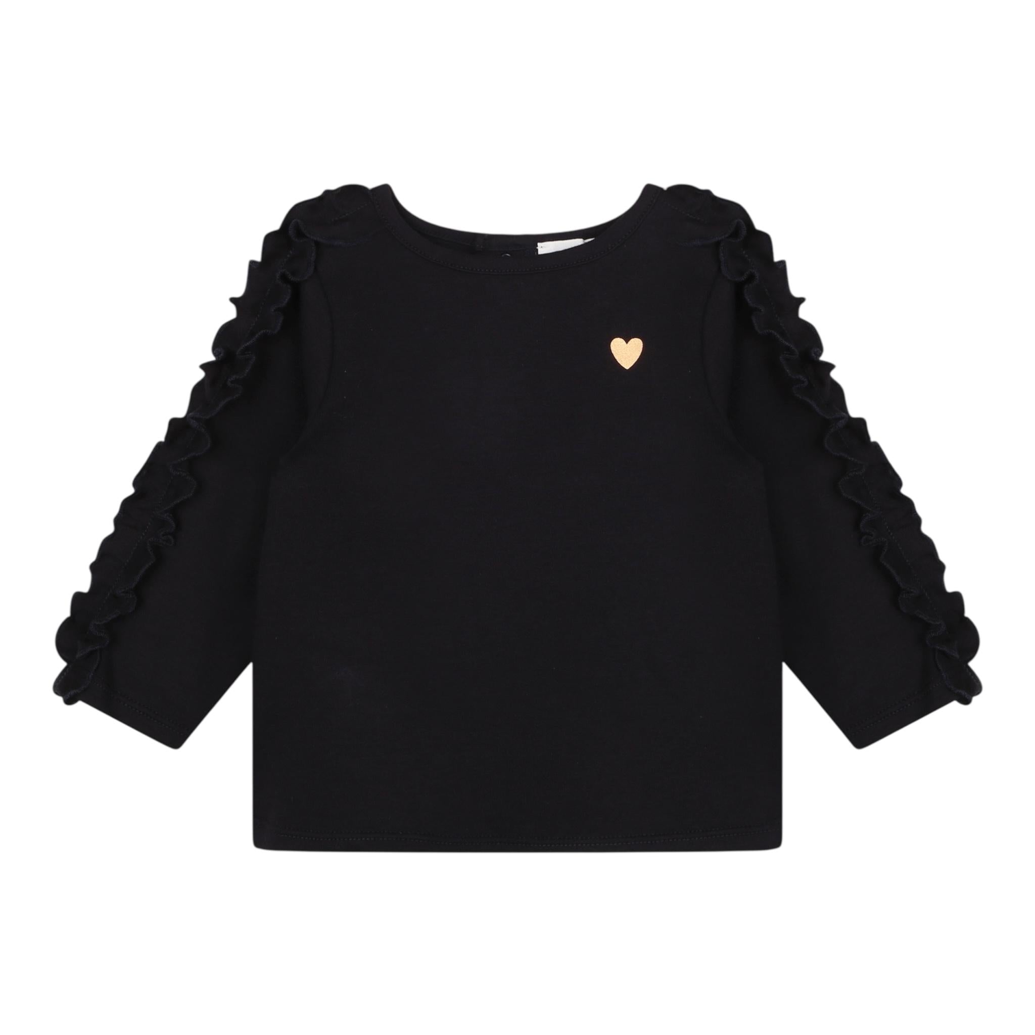 CARRE'MENT BEAU shirt girocollo tinta unita Blu per Neonata Y05305N BLU CARRE'MENT BEAU 