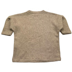 @MADILLY maglia tinta unita grocollo con fantasia a righe Beige per Neonata 018899NX BEIGE @MADILLY 