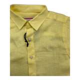 Cesare Paciotti Camicia Mezza Manica Tinta Unita Giallo per Bambino