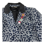 JOHN RICHMOND giacca tinta unita in denim fantasia maculata Blu per Bambina RGA25030GC BLU JOHN RICHMOND 