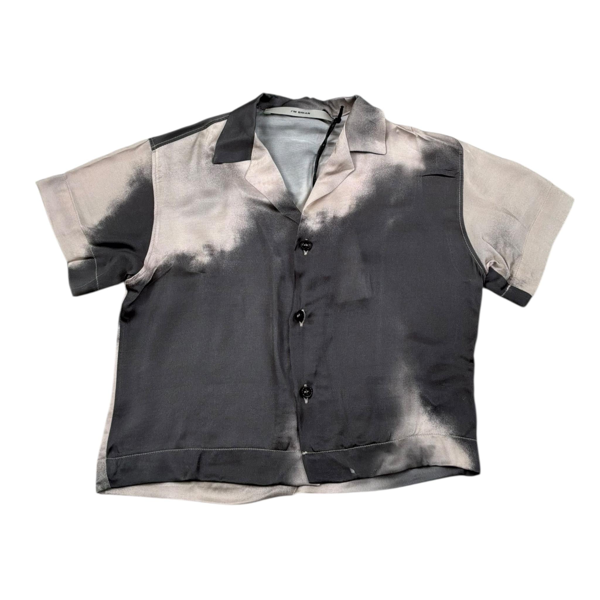 I'M Brian Camicia Mezza Manica Bicolore con Fantasia per Bambino CA3288JX GRIGIO I'M BRIAN 