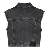 Marc Jacobs Smanicato In Denim Tinta Unita con Brillantini per Bambina W60544 NERO MARC JACOBS 