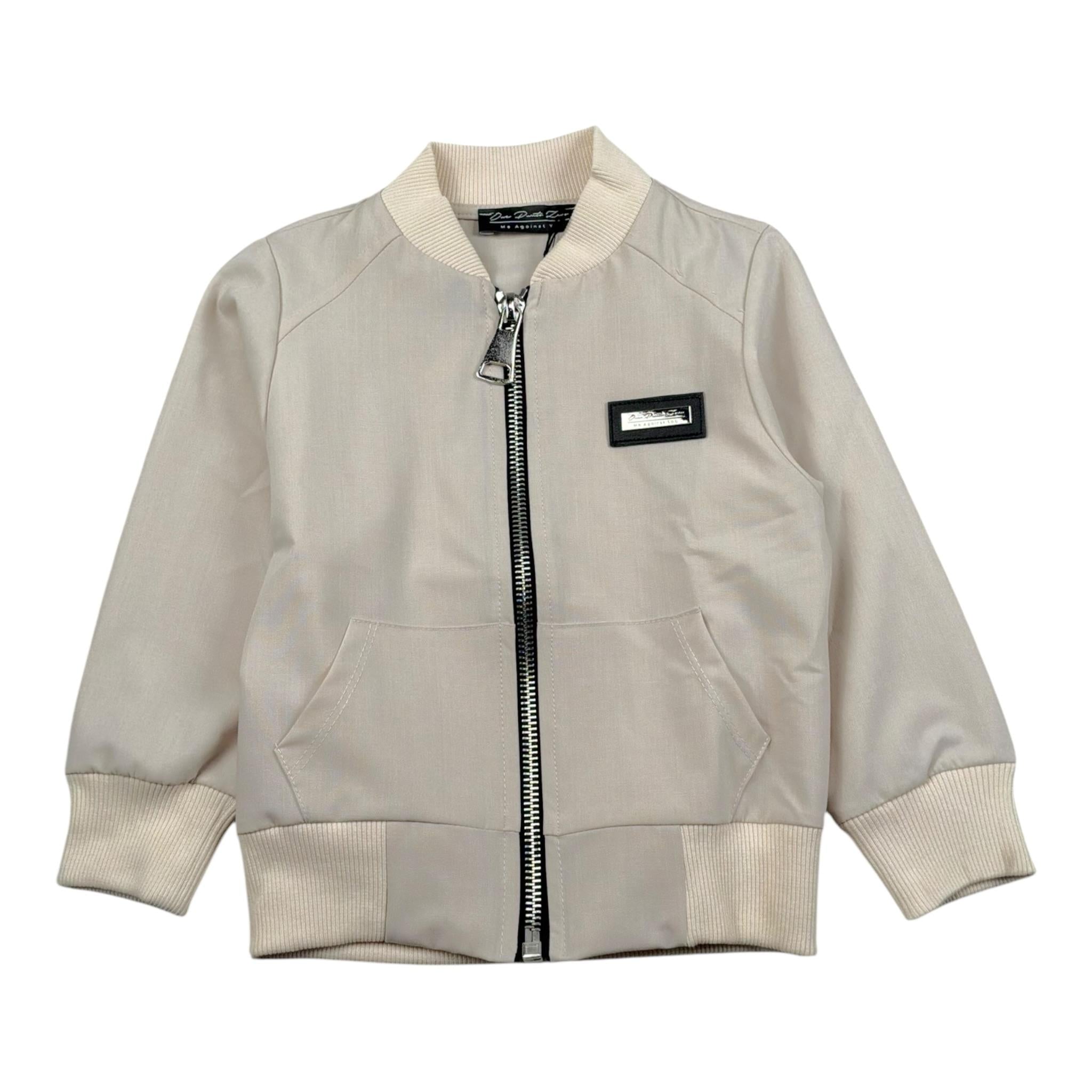 Duepuntozero Giubbino Tinta Unita con Zip per Bambino GBTASC BEIGE DUEPUNTOZERO 