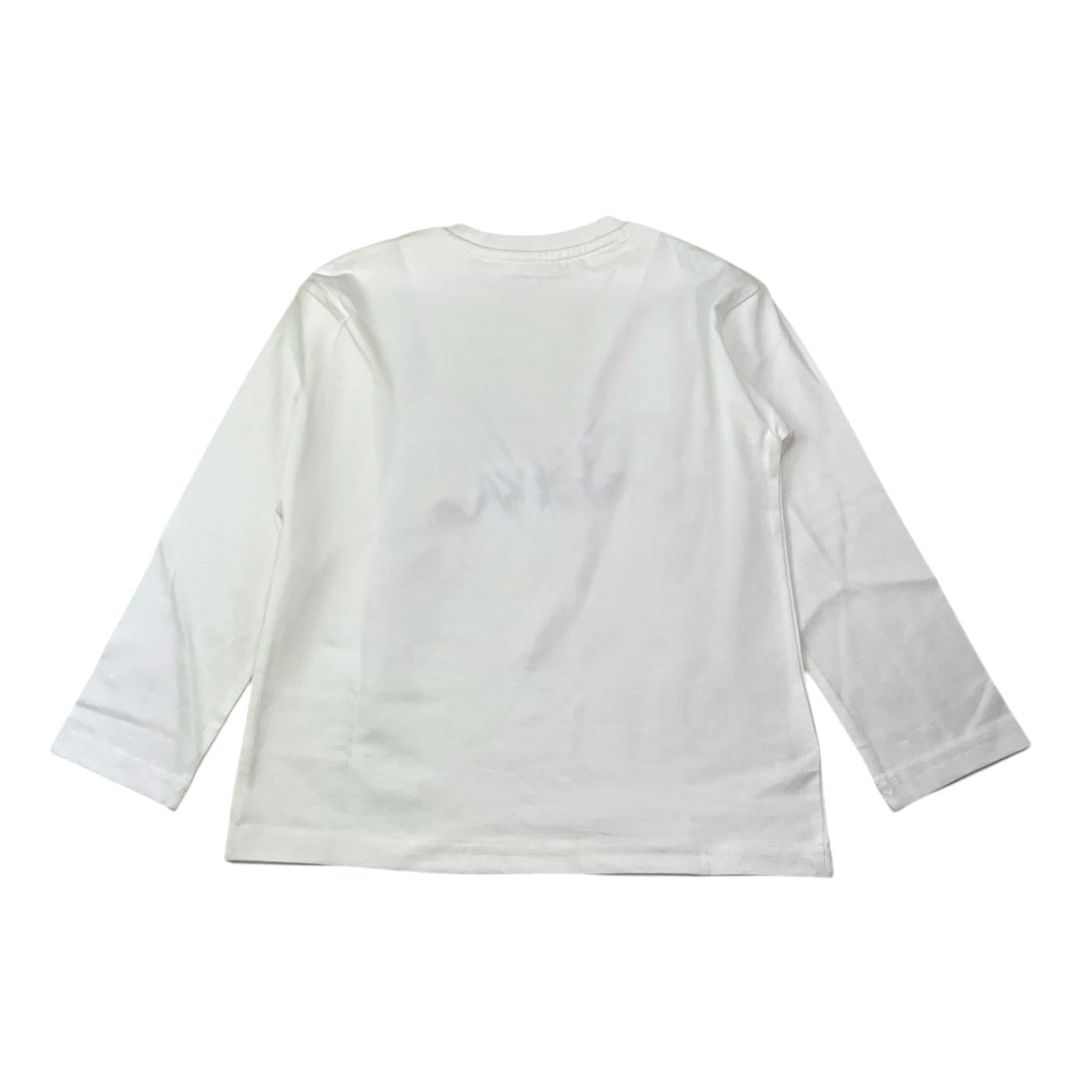 MAYORAL shirt girocollo tinta unita con stampa Bianco per Bambino 4046 BIANCO MAYORAL 