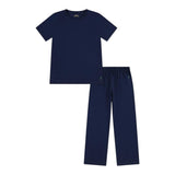 Ralph Lauren Completo 2 Pezzi T-Shirt-Pantalone per Bambino 9P0278 BLU RALPH LAUREN 