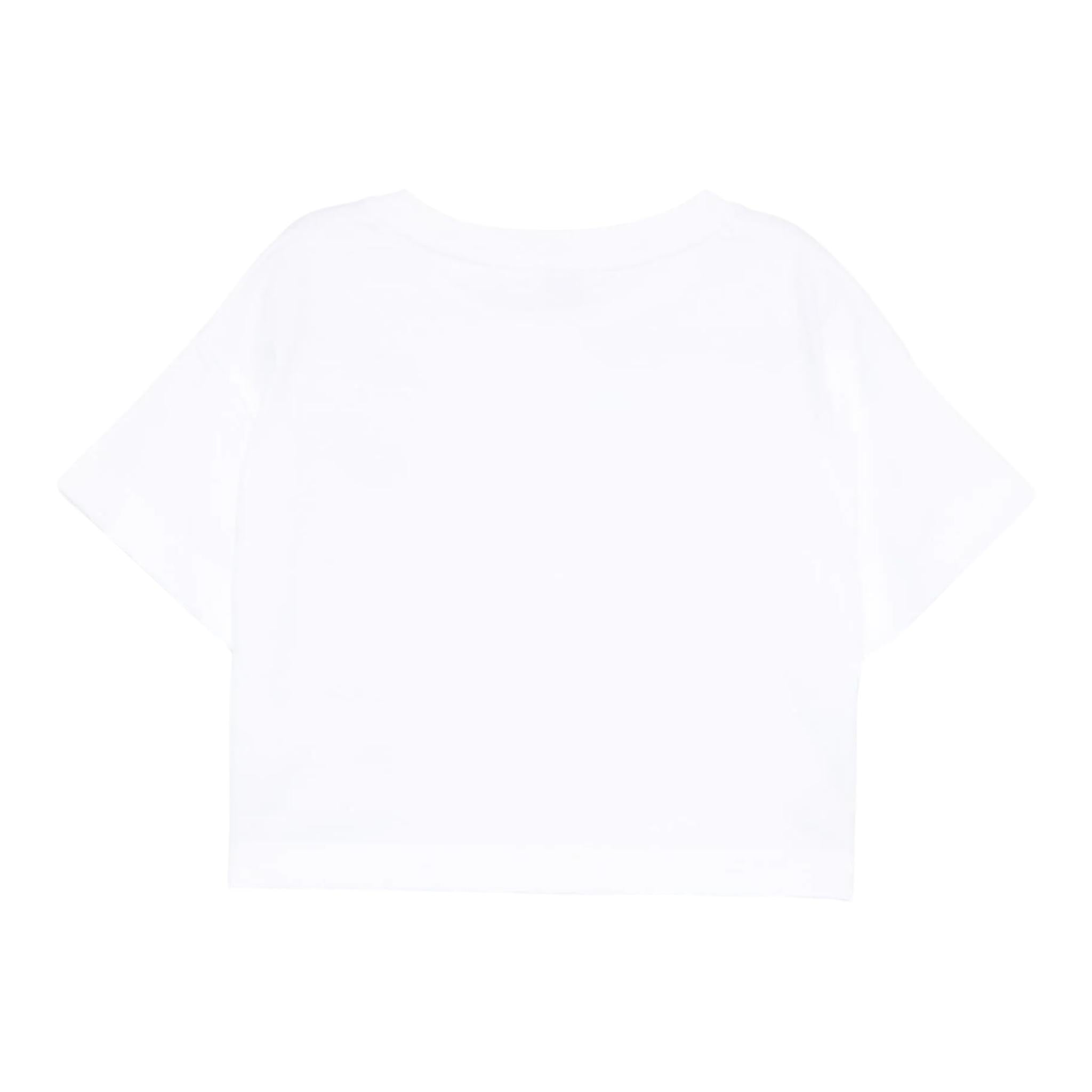 Il Gufo T-Shirt Girocollo Tinta Unita con Ricamo per Neonata P25TS473MF001N BIANCO IL GUFO 