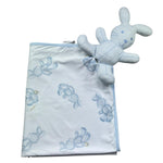 Le Bebe Coperta Tinta Unita con Pupazzo per Neonato LBB5254 BIANCO LE BEBE 