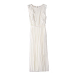 Sarabanda Tuta Intera Giromanica con Balze Tinta Unita per Bambina 0B497 BIANCO SARABANDA 