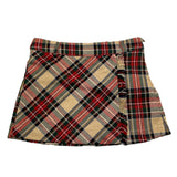 PICCOLA LUDO gonna stampa fantasia scozzese Beige per Bambina BS8WB062 BEIGE PICCOLA LUDO 