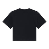 Pinko T-Shirt Girocollo Tinta Unita con Logo per Bambina KFTS001 NERO PINKO 