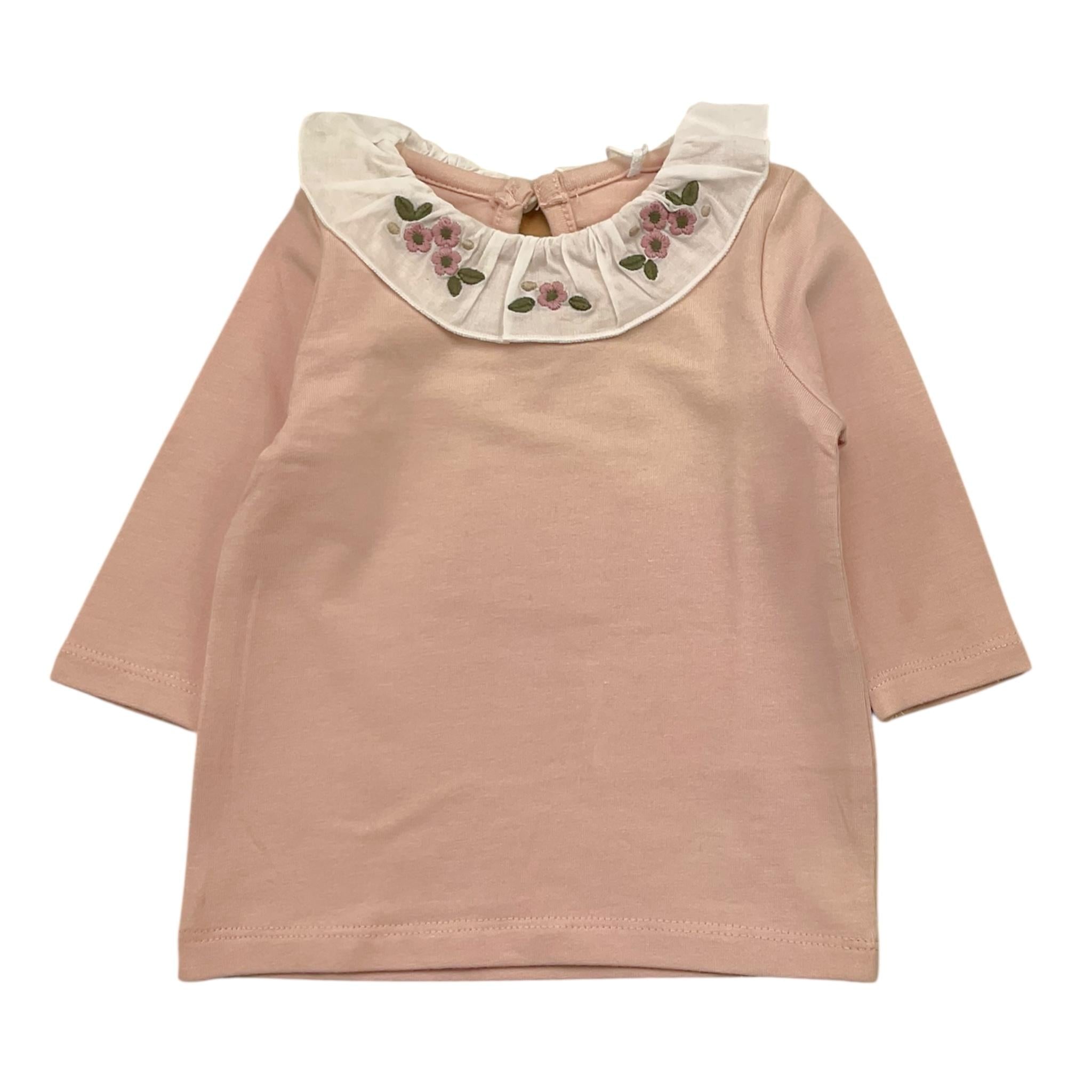 NAME IT shirt tinta unita con colletto in contrasto Rosa per Neonata 13231193 ROSA NAME IT 