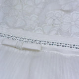 Monnalisa Abito Cerimonia Tinta Unita con Ricami per Bambina 799901 PANNA MONNALISA 