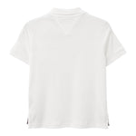 Tommy Hilfiger Polo Mezza Manica Tinta Unita per Bambino KB0KB09333 BIANCO TOMMY HILFIGER 