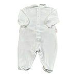 Barcellino Tutina Bicolore con Stampa per Neonata 110801 BIANCO/ROSA BARCELLINO 