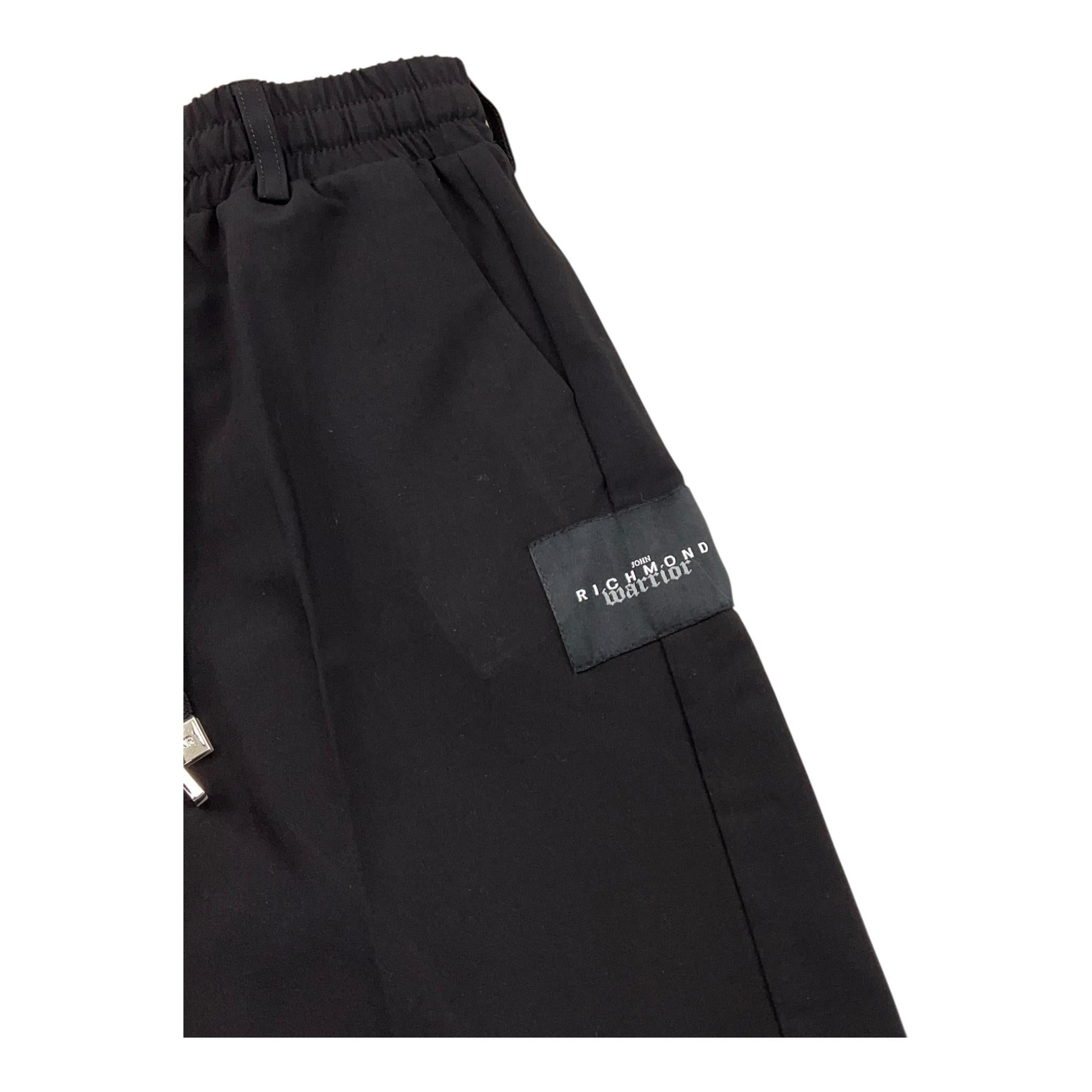 John Richmond Bermuda Tinta Unita con Elastico In Vita per Bambino RBP2522BE NERO JOHN RICHMOND 