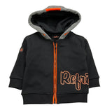 REFRIGIWEAR felpa con zip e cappuccio tinta unita Nero per Neonato RWN847 NERO REFRIGIWEAR 