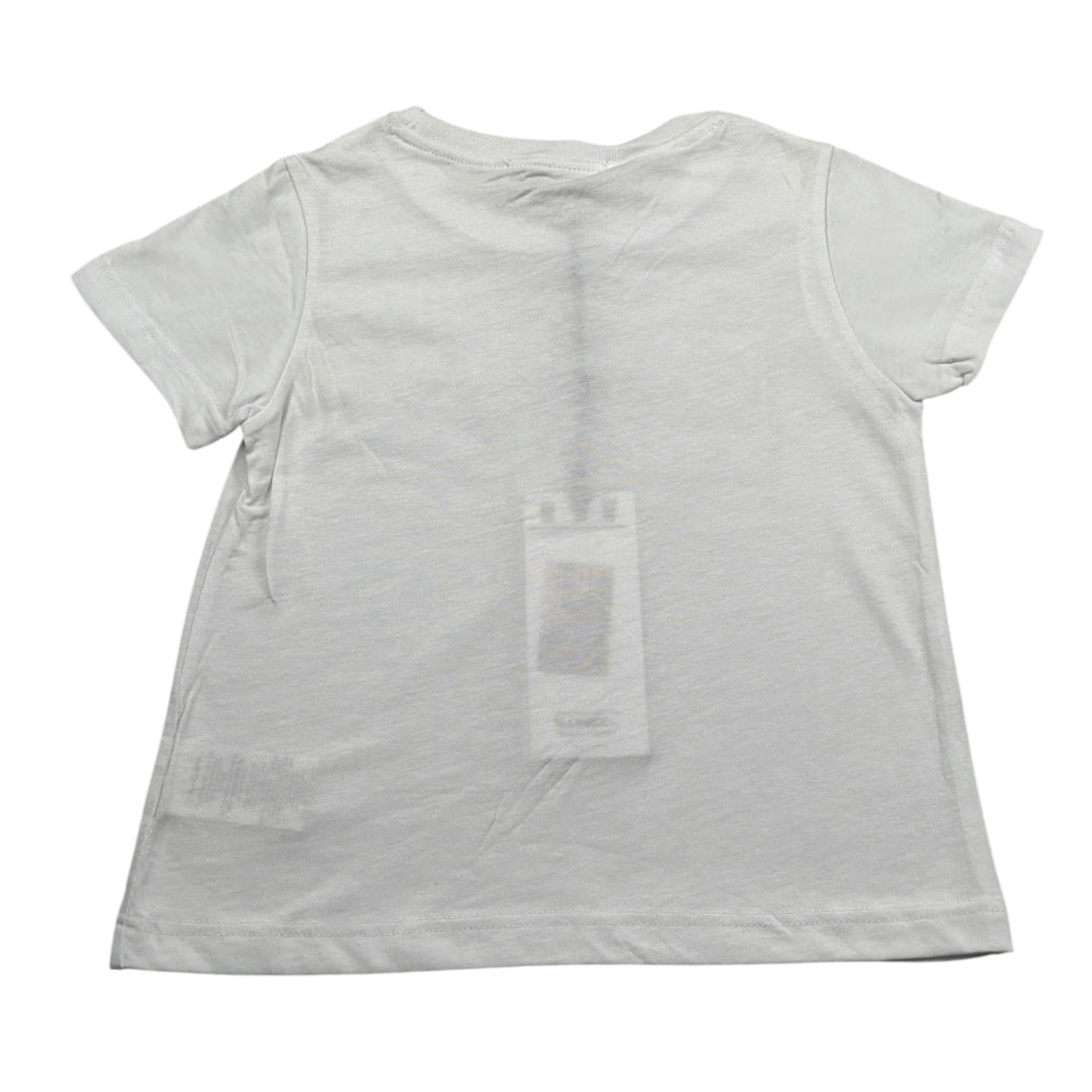 Gaelle T-Shirt Girocollo tinta unita con Stampa Bianco per Bambina 2746M0710 BIANCO GAELLE 