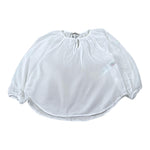 Please Camicia Tinta Unita Manica Lunga per Bambina CC21080G72 BIANCO PLEASE 