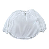 Please Camicia Tinta Unita Manica Lunga per Bambina CC21080G72 BIANCO PLEASE 