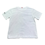 Saint Barth T-Shirt Girocollo Tinta Unita con Stampa per Bambino 01215L BIANCO SAINT BARTH 