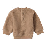 MINI BANDA felpa teddy tinta unita girocollo   Beige per Neonato 3A616 BEIGE MINI BANDA 