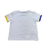 Daniele Alessandrini T-Shirt Girocollo Tinta Unita con Stampa per Neonato 1296M00234 BIANCO DANIELE ALESSANDRINI 