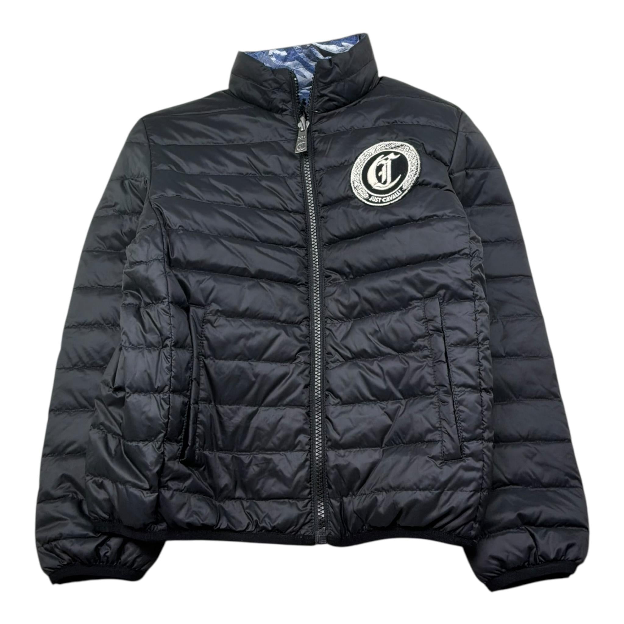 Just Cavalli Giubbino Reversibile Bicolore per Bambino JBP26147PI NERO/BLU JUST CAVALLI 