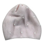 Marlu' Cappello Tinta Unita con Ricami per Neonata EC1871 ROSA MARLU' 