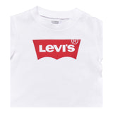 Levi'S T-Shirt Girocollo Tinta Unita con Logo per Neonato 6E8157 BIANCO LEVI'S 
