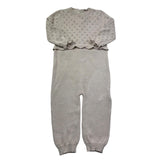 Le Bebe Tutina Manica Lunga Tinta Unita con Trafori per Neonata LBG6267 BEIGE LE BEBE 