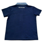 Trussardi Polo Mezza Manica Tinta Unita con Logo per Neonato TIP26103PO BLU TRUSSARDI 