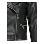 ONLY giubbino modello chiodo in ecopelle tinta unita Nero per Bambina 15198152 NERO ONLY 