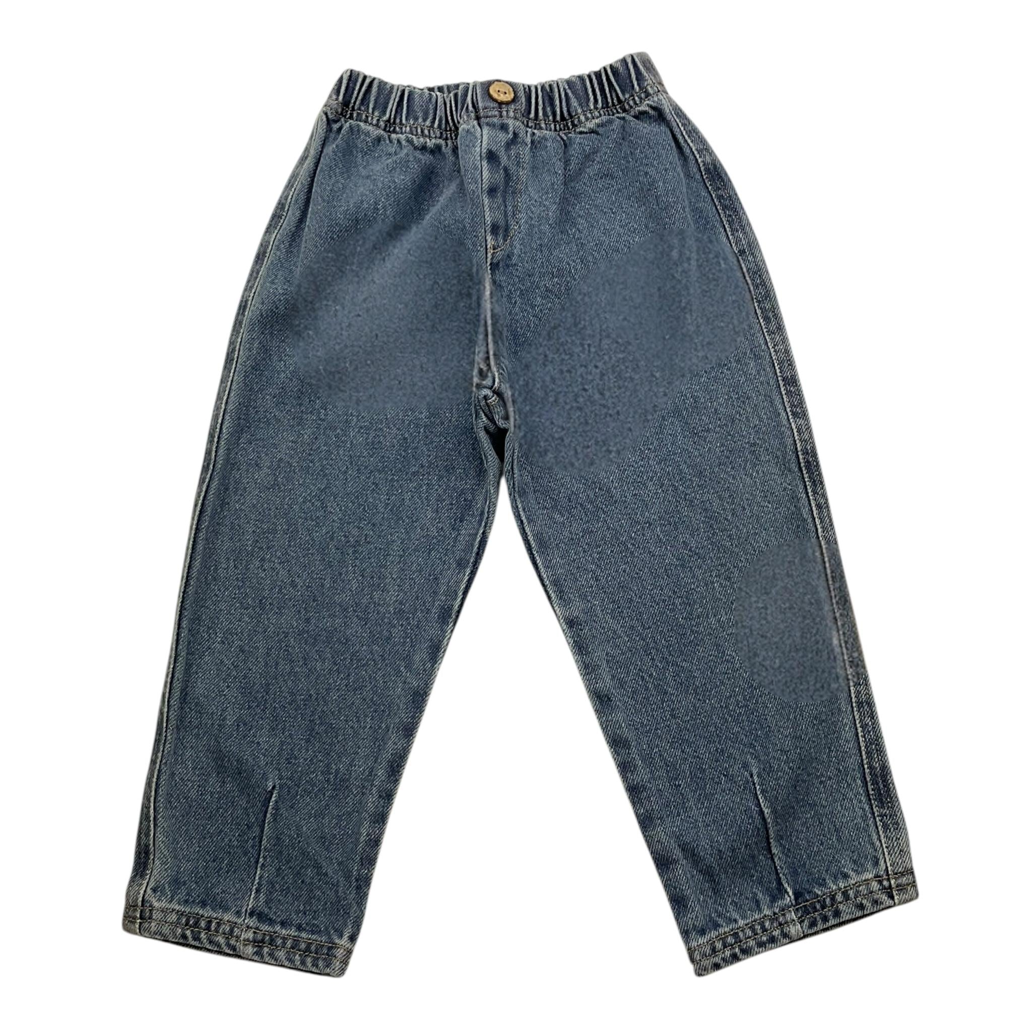 PLAY UP jeans tinta unita con elastico in vita Blu per Bambino PA011AP11608J BLU PLAY UP 