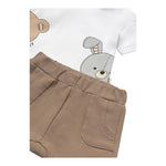 Mayoral Completo 2 Pezzi T-Shirt-Bermuda per Neonato 12066 BIANCO/BEIGE MAYORAL 