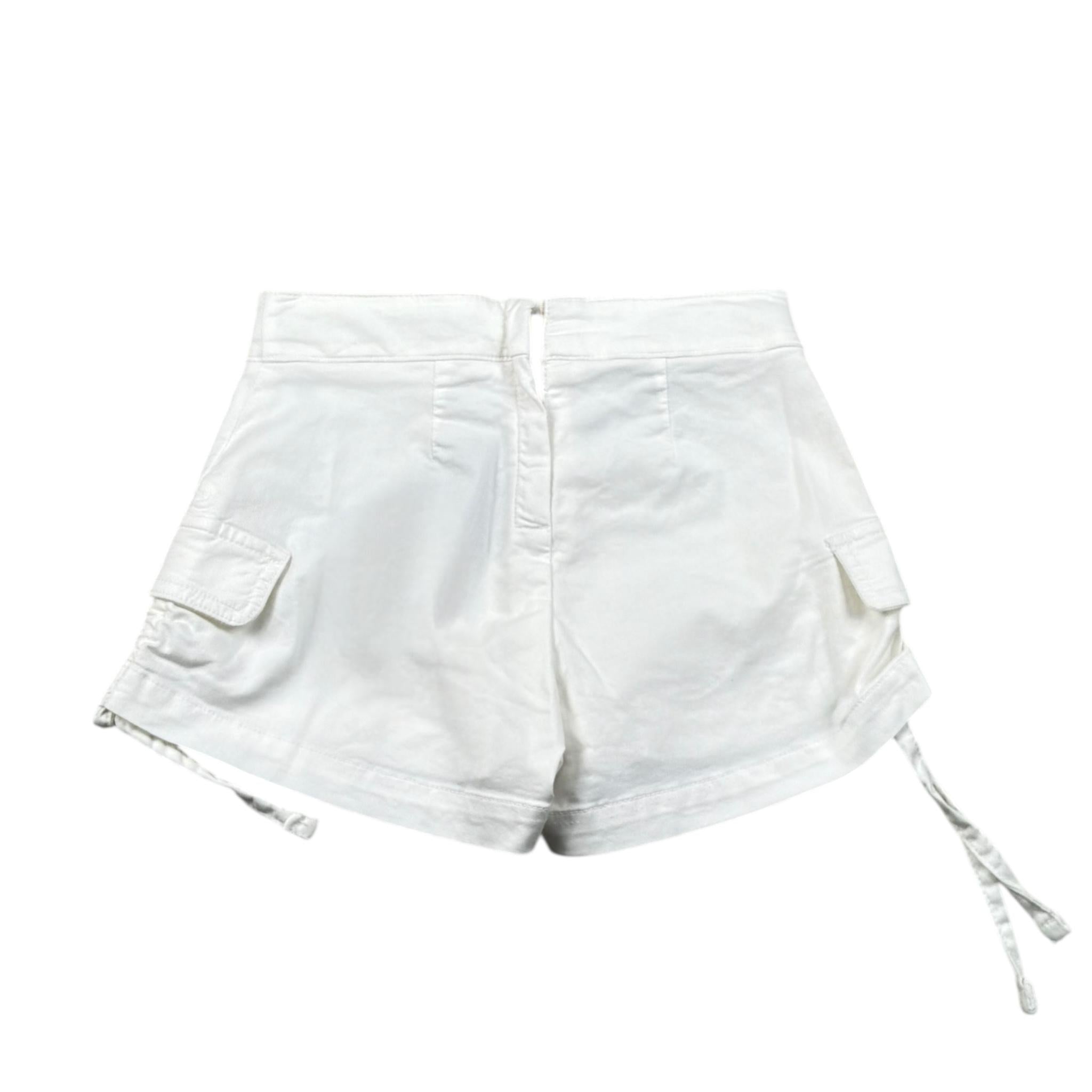 Fun & Fun Short Tinta Unita con Girovita Regolabile per Bambina FNBSO16567 BIANCO FUN & FUN 