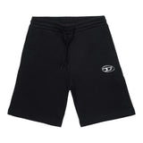 Diesel Bermuda Tinta Unita con Logo per Bambino J02239X NERO DIESEL 