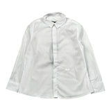 Daniele Alessandrini Camicia Manica Lunga Tinta Unita con Stampa per Bambino 1295C0905 BIANCO DANIELE ALESSANDRINI 