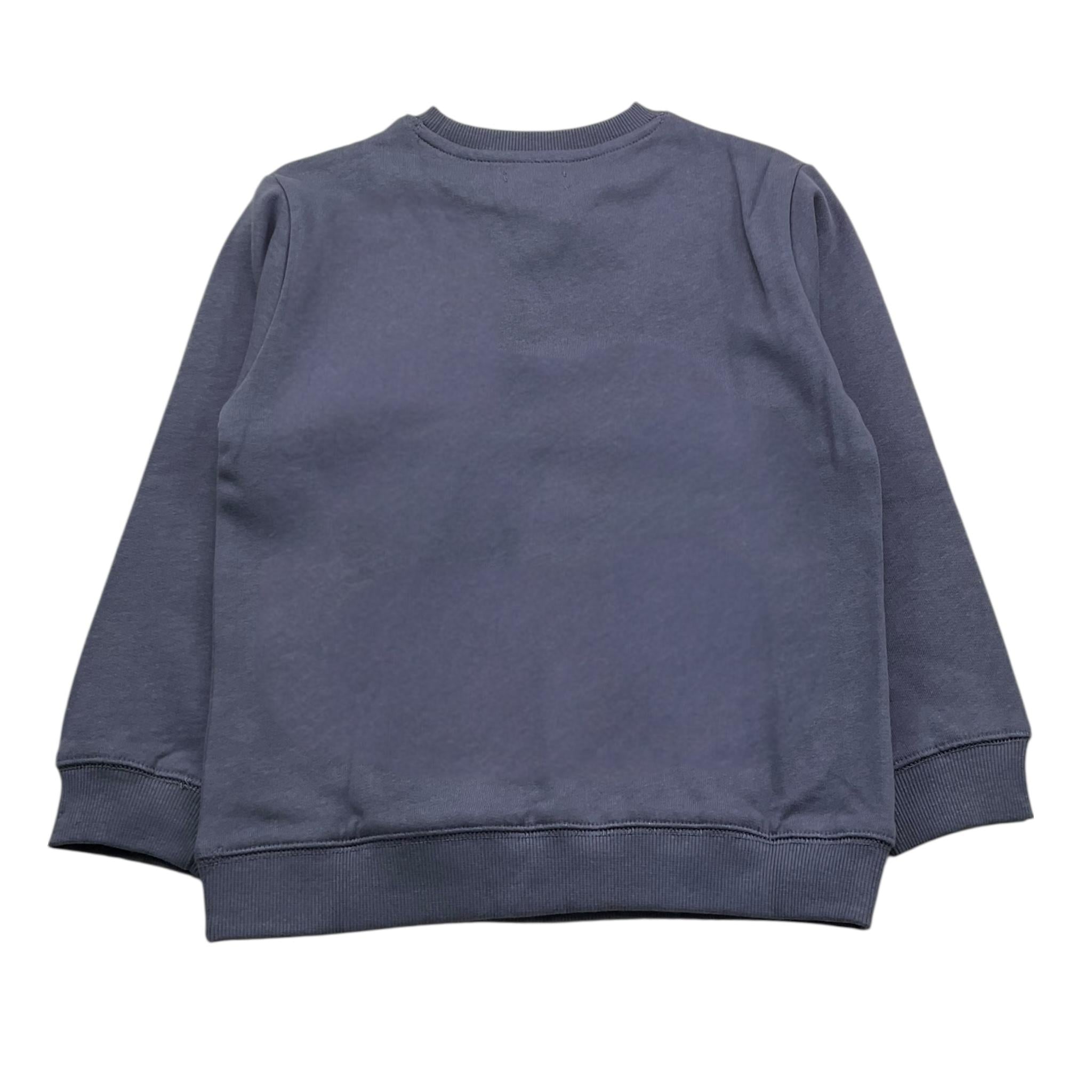 LOSAN felpa chiusa cn cappuccio tinta unita Blu per Bambino LKBAP020224J BLU LOSAN 